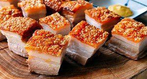 Cách làm thịt heo quay da giòn tan bằng nồi chiên không dầu