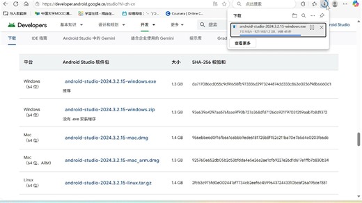 Androidstudio的下载