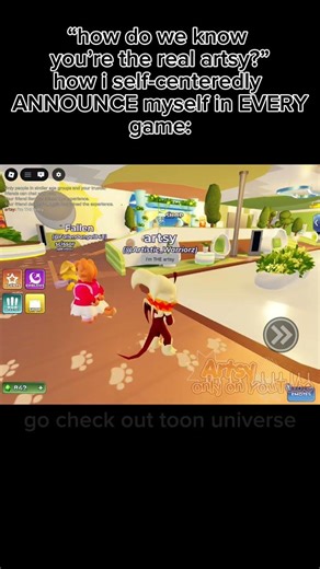 becky, oh my frickin’ god, IT’S ARTSY! #toonuniverse #roblox #viral #fypシ #gameplay #funny