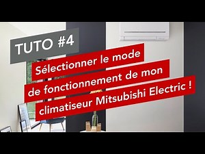Modes de fonctionnement de la télécommande Mitsubishi Electric