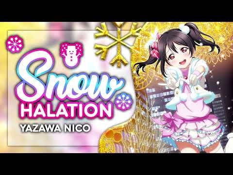 Snow Halation - Yazawa Nico Solo ver. [KAN/ROM/ENG Full Lyrics]
