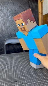 Fiz o steve do #minecraft #diy | Elvis Oliveira
