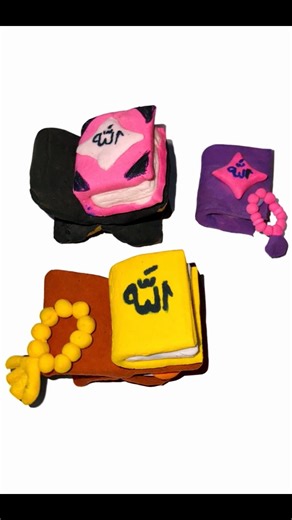 DIY idea 🔔 How to make easily islamic craft 🌛✨with Super clay #trend #clay #music #clay