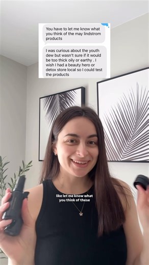 Testing out the May Lindstrom Skin Youth Dew facial serum ✨ #shorts #skincare #review #cleanbeauty