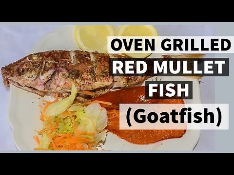 OVEN GRILLED TASTY RED MULLET FISH (Goatfish) | Bukola Orry Recipe