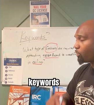 Best strategy for passing your general contractor exam and finding keywords #contractorlicense