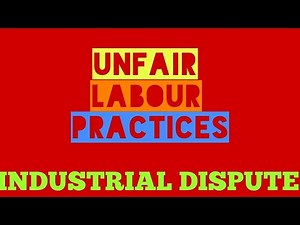 Part6// Industrial Dispute// Labour Law// Unfair practices// LLB ,CS// EXECUTIVE