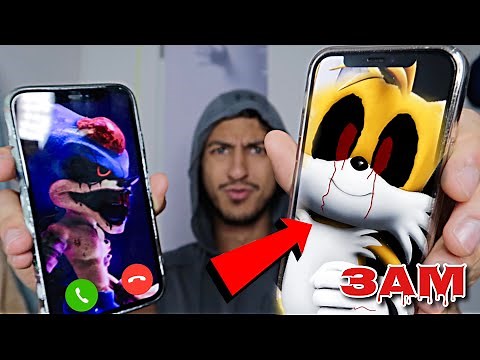 DO NOT FACETIME SONIC.EXE AND TAILS.EXE AT 3AM!! *OMG THEY ACTUALLY CAME TO MY HOUSE*