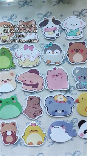 Mini Sticky Note Pad အရမ်းချစ်ဖို့ကောင်းတာ