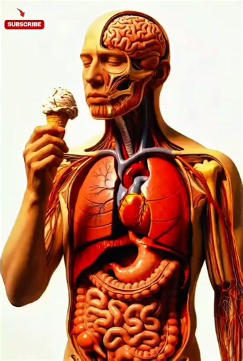 What Happens Inside Your Body After Eating Ice Cream? | 3D Medical Animation | Amazing Facts|#foryou