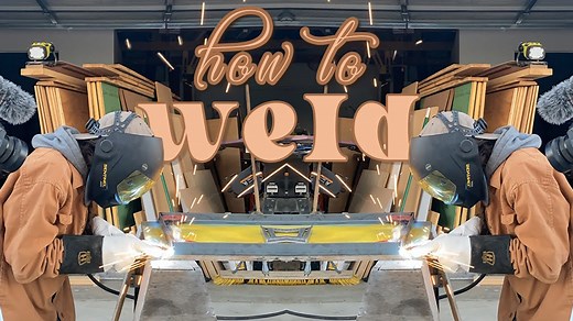 How to Weld for Beginners + DIY Restoration Hardware Dupe!