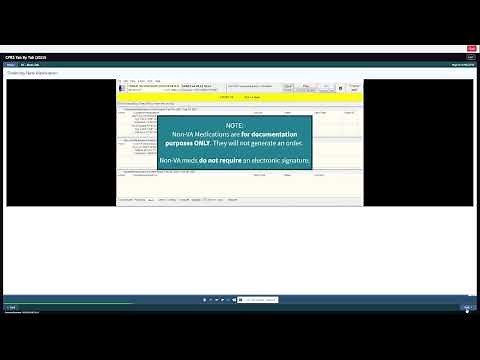 CPRS Tab by Tab 5 Meds Tab