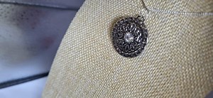 Aztec Inspired Necklace, Silver Coin Pendant, With CZ Gemstone, Boho - Etsy