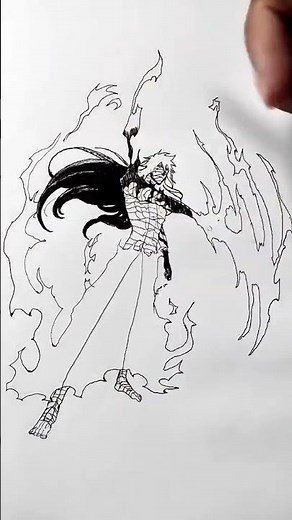 How to Draw Ichigo Kurosaki’s Getsuga Tensho | Bleach Art Tutorial ✏️🔥