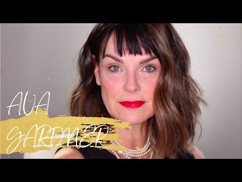 AVA GARDNER HOODED LIDS MAKEUP TUTORIAL FOR OLDER WOMEN/CLASSIC HOLLYWOOD BEAUTY USING CLEAN MAKEUP!