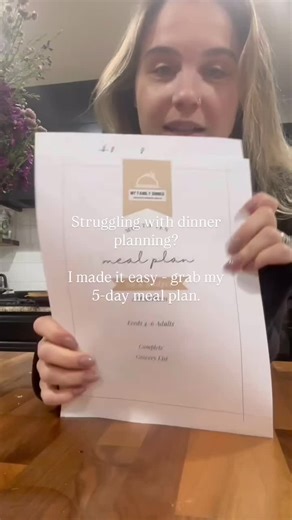 Simplify Dinner with a 5-Day Family Meal Plan
