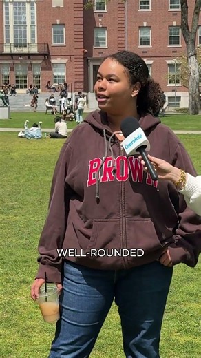 Asking Brown students why they think they got in 🧐#brown #brownuniversity #ivyleague #college