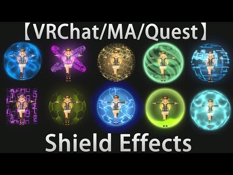 【VRChat/MA support/Quest】Shield Effects
