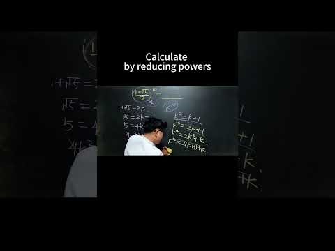 Calculate by reducing powers