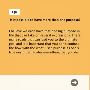 Hey friends! Do you want to discover your purpose in life? Do you have questions about what purpose means, why it matters, and how to identify it? If so, I've put together slides that explores some frequently asked questions about finding purpose. In these slides, we'll dive into topics such as: 1. What does it mean to identify one's purpose? 2. Why is it important to identify one's purpose? 3. How can I identify my purpose? 4. Is it possible to have more than one purpose? 5. What if I can't ide