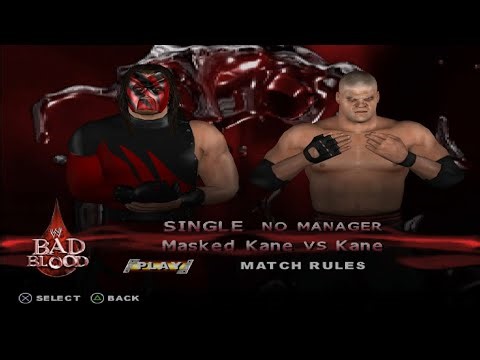The Demon vs The Original | Kane vs Masked Kane | WWE SVR 2004 PS2 Gameplay