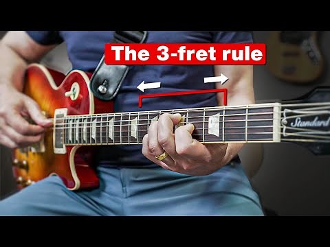 How to use the 3-FRET RULE (guitarist’s secret magic sauce)
