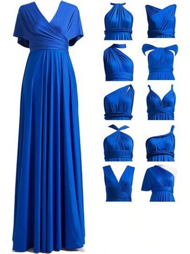 72styles Dress With Bandeau, Convertible Bridesmaid Dress, Long, Plus Size, Multi-Way Dress, Twist Wrap Dress | SHEIN