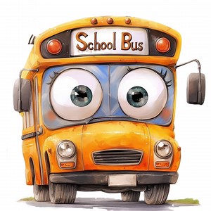 10 Cute Bus Clipart Bundle, School Bus Prints Illustrations, Printable Watercolor Clipart, High Quality JPG, Paper Craft, Junk Journals - Etsy
