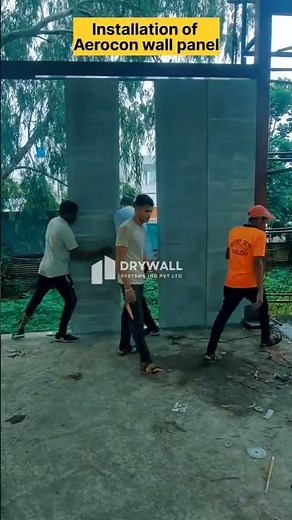 DIY| fixing of Aerocon wall partitions