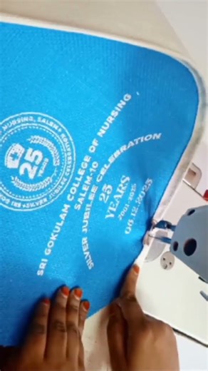 Round shape jute bag stitching #tutorial #ideas