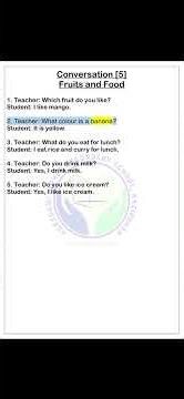 English Conversation [5] | Notes Reading | KG II Conversation | Agragami Contents