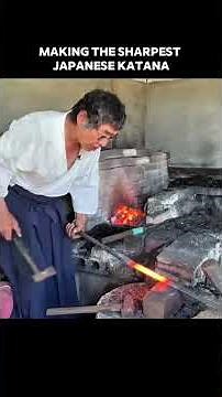 Makin the traditional Japanese Katana. #craft #japan #swordsmanship #japaneseculture