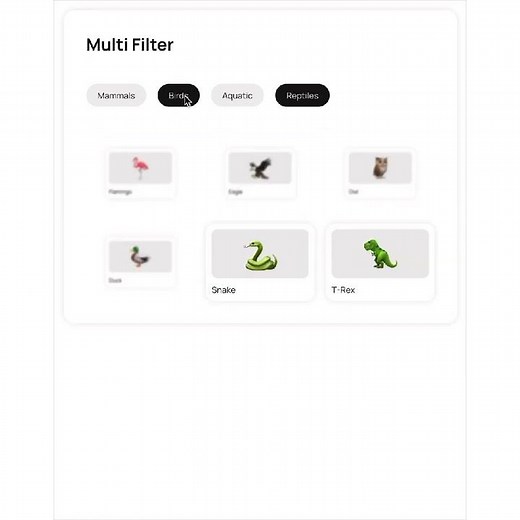 💡 Filtering That Easy? HTML, CSS, Nextjs & Reactjs