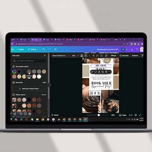 Editable Business Rack Card Flyer, Modern Marketing Flyer for Small Business, Business Advertising Flyer, Esthetician Flyer, Canva Template - Etsy