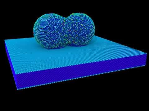 Atomistic modeling of Selective Laser Sintering (SLS) process
