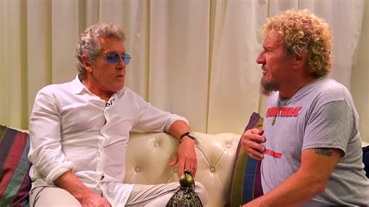 Sammy Hagar Excitedly Interviews His Musical Hero Roger Daltrey of The Who