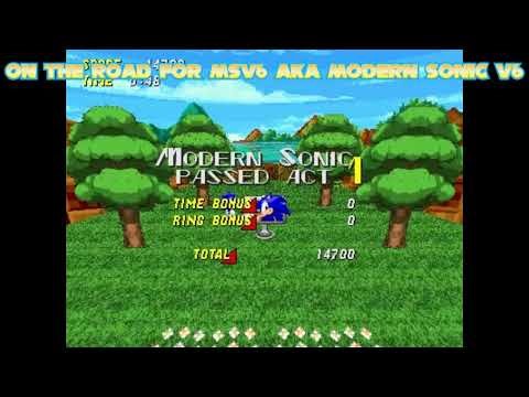 On The Road To msv6 aka modern sonic v6