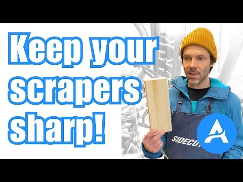 Snowboard Tuning: Scraper sharpening, scraping wax, brushing the base