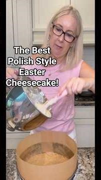 The Best Polish Style Easter Cheesecake!😋 #easyrecipes #cheesecake