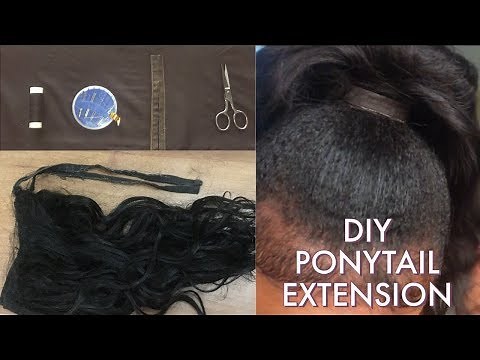 How to: MAKE YOUR OWN DIY PONYTAIL EXTENSION