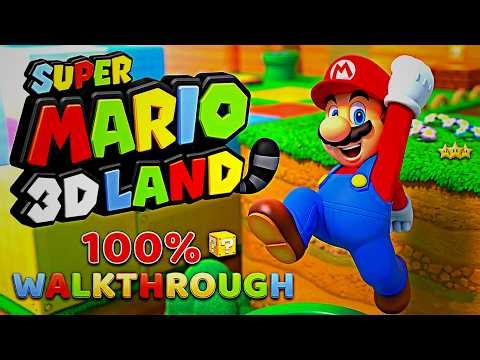 Super Mario 3D Land – 100% Full Game Walkthrough | All Worlds Gameplay (No Commentary)