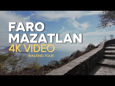 MAZATLAN MEXICO Walking Tour [4K] - FARO MAZATLAN