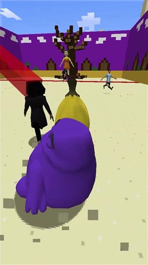 Banana cat dream on vs squid game doll #roblox #minecraft #shorts