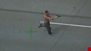 High-speed car chase has dramatic ending