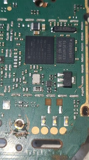 Removing an IC Chip.