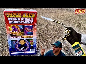 Lighting the GRAND FINALE Assortment by Phantom Fireworks for $300!!!