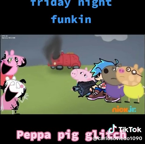 friday night funkin Peppa pig glitch mod vs fnf