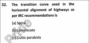 The transition curve used in the horizontal alignment of highwa... | Filo