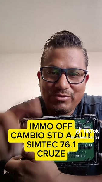 IMMO OFF Y CAMBIO DE AUT A STD SIMTEC 76.1, CRUZE #tallermecanico #tallermecanicoautomotriz #herramientasautomotrices #electricoautomotriz #computadorasautomotrices #programacionautomotriz #immooff #CapCut