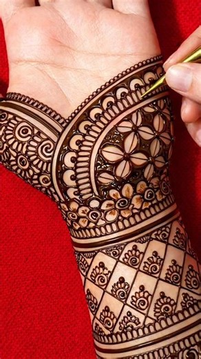 New simple fullhand mehndi design | easy mehandi #shorts #short #mehndi #mehandi #mehndidesign